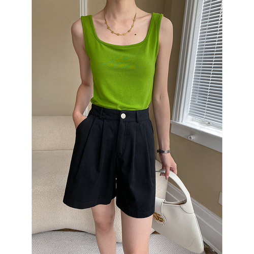 Sinan's slightly chubby version, practical wear style, square neck, wide shoulder straps, breast-covering camisole SN3409