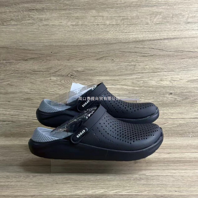 Icroos Literide Crocs Flat Sandals for Men and Women, Couple's Beach Shoes, Clogs 204592