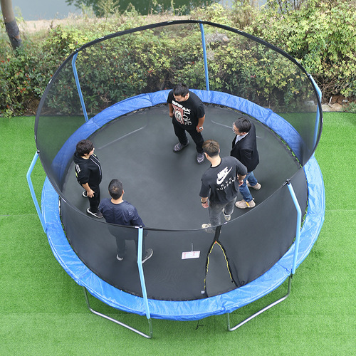 Influencer merchant outdoor trampoline for children scenic area multi-functional parent-child large stall adult bounce bed manufacturer