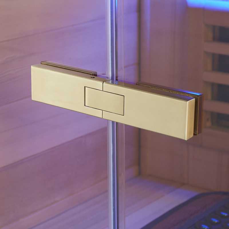 Fuente de la fábrica de lujo sauna general cuarto de baño sala de vapor en casa separación de vapor seco y húmedo partición de baño