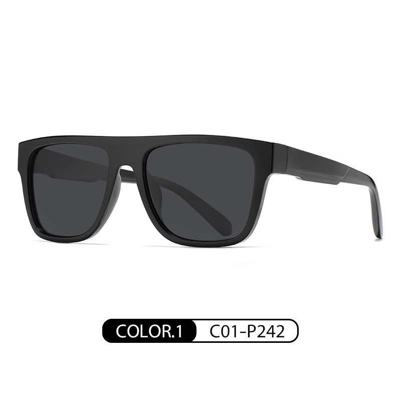 2023 nuevas gafas de sol de los hombres de moda europea y americana calle tiro gafas de sol ultra ligero TR7549 moda gafas de sol polarizadas