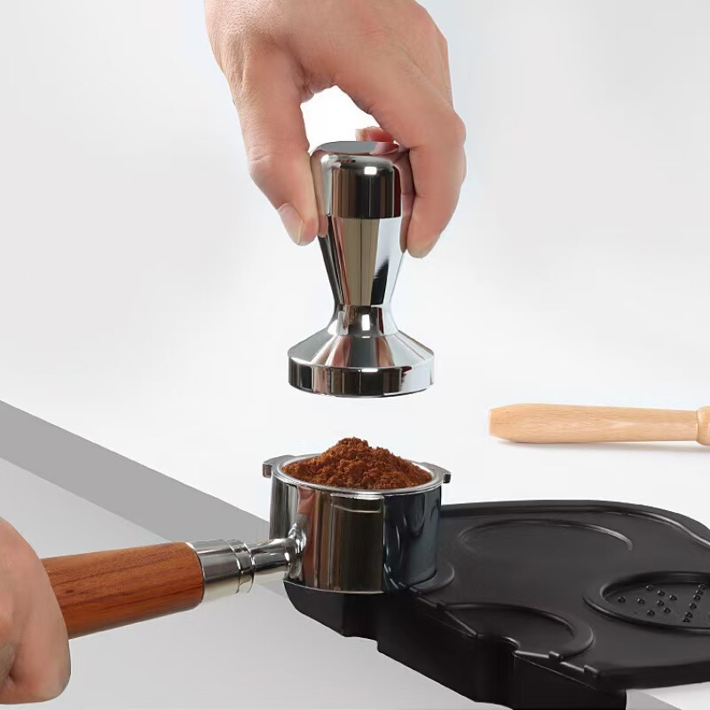 Italian Coffee Tamper, Coffee Presser, 51mm 53mm 58mm Tamper, Coffee Powder Spreader, Coffee Powder Accessories