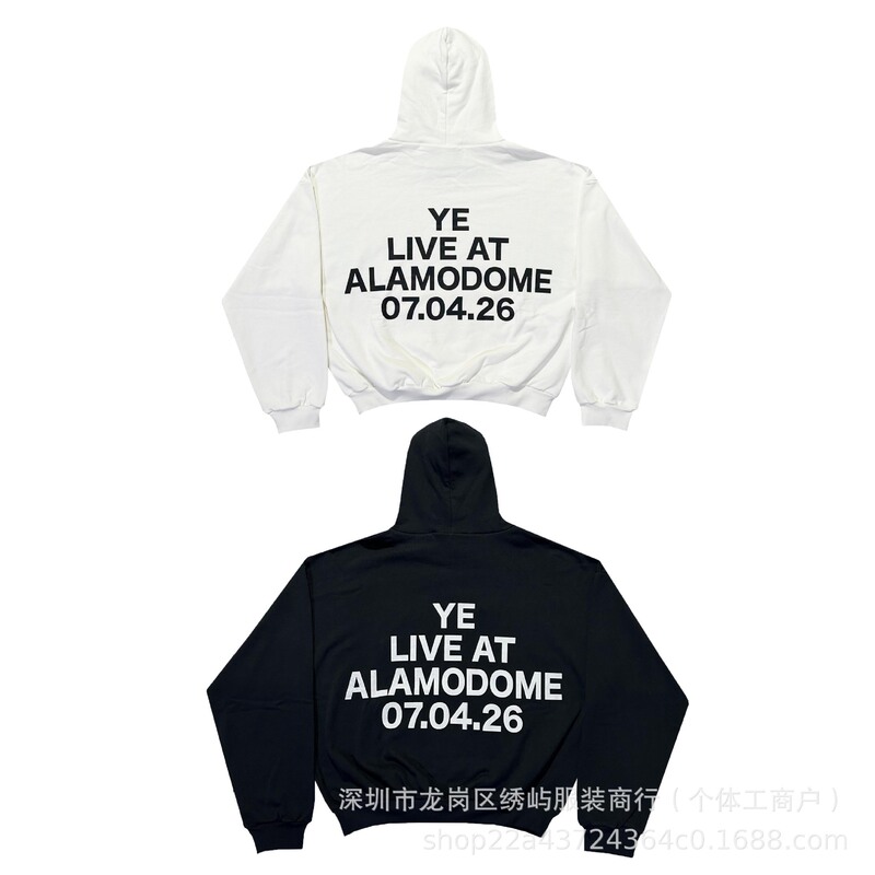 2026 Spring and Autumn New Style KAN@YE Aramodum Limited Edition Hooded Sweatshirt, Unisex, Wholesale and Dropshipping Available