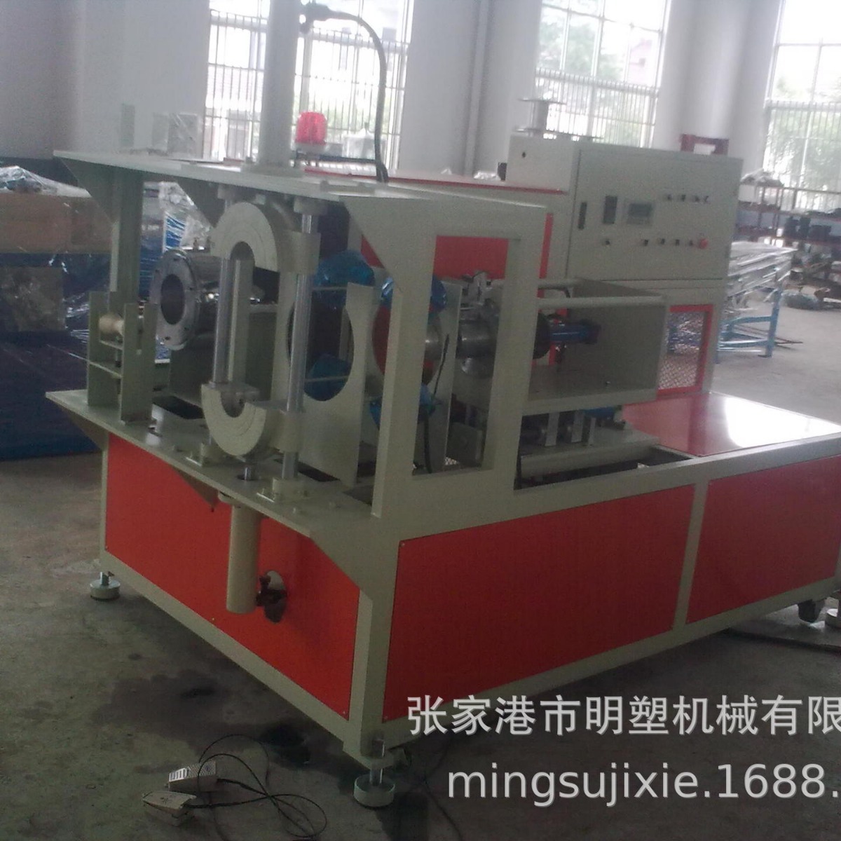 厂家直供 PLC编程PVC塑料管材扩口机