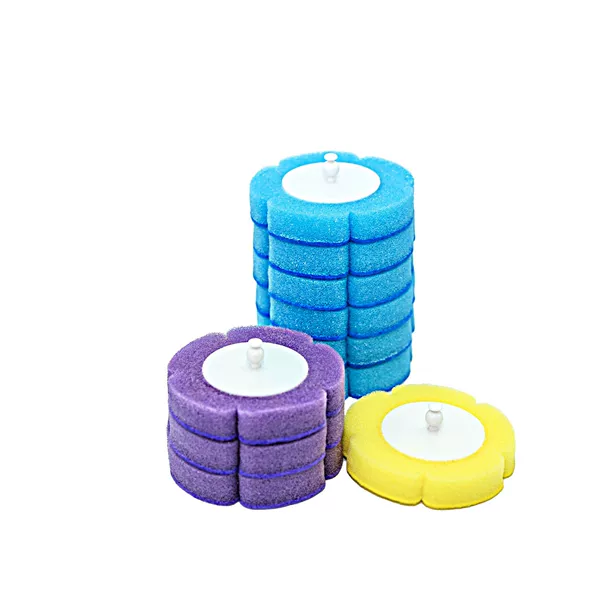 Random colors [pack of 8 pieces] comes with its own cleaning solution
