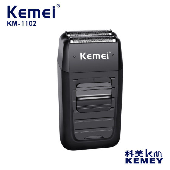 Cross-border KM-1102 Kemei Razor Electric Ultra-clean Reciprocating Dual-mesh Skinhead Artifact Men's Razor