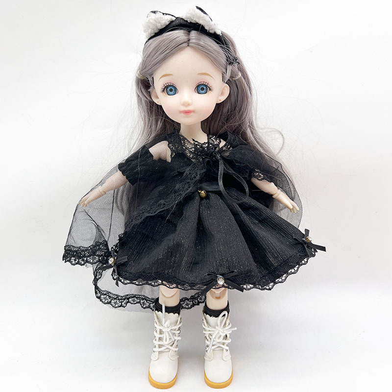 6 puntos zapatos de muñeca bjd SD 30 cm zapatos de muñeca de alta altura lindos juguetes de niñas botas zapatos de cuero