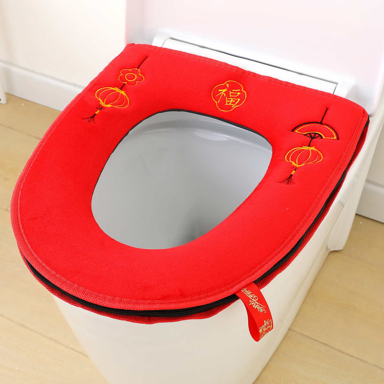 Linterna roja con carácter "Fu" / 37.43