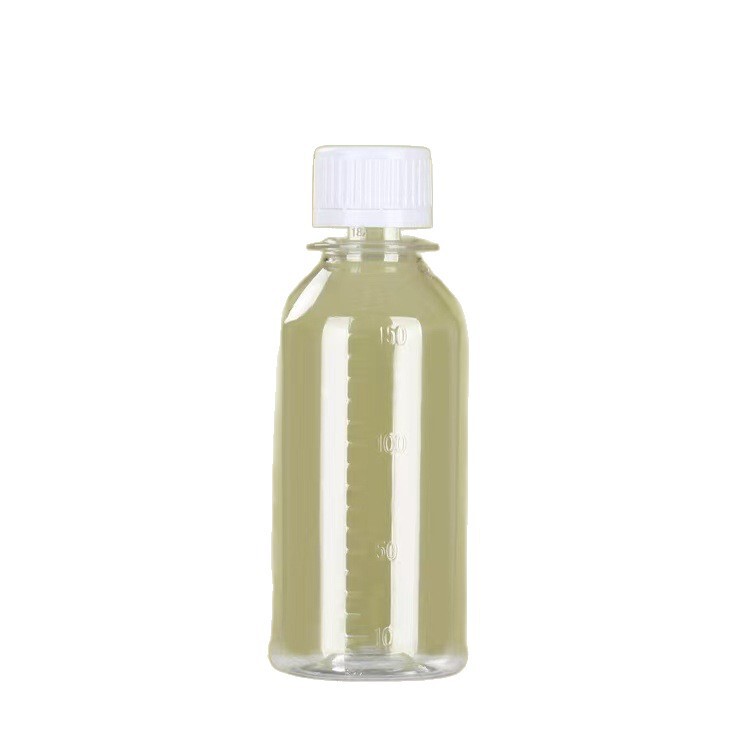 プラスチック透明目盛ボトル 50-500mPET 小口盗難防止キャップ包装試薬ボトル密封サンプルボトル|undefined