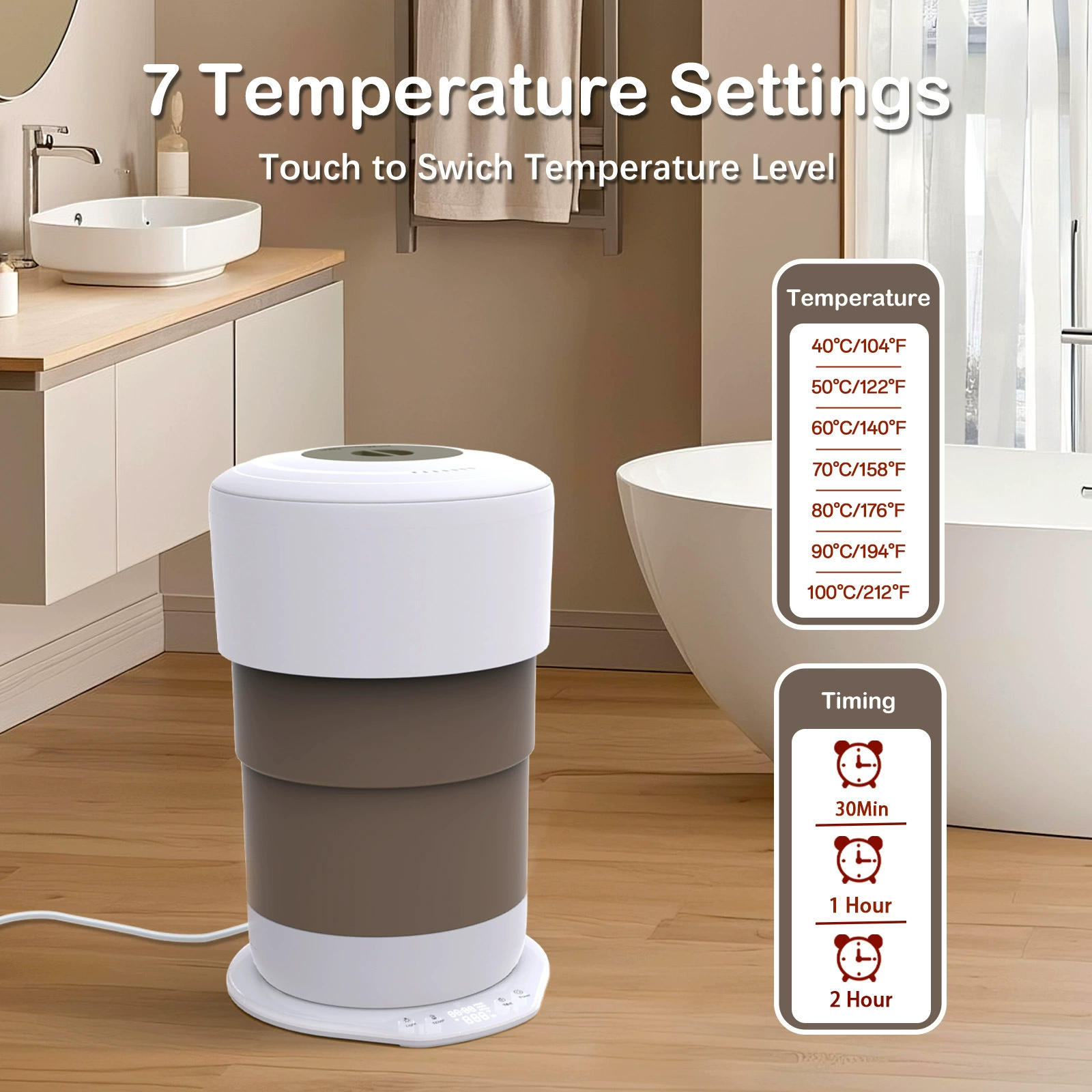 Foldable big aromatherapy, bath towel, thermal barrel, Amazon