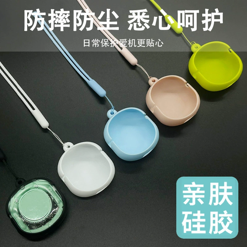 Наушники, защитный чехол, силиконовый ремешок, bluetooth, с дисплеем LED, защита при падении
