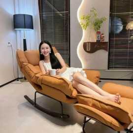 云朵摇椅午休懒人沙发单人阳台卧室躺椅客厅椅子休闲懒人沙发摇椅