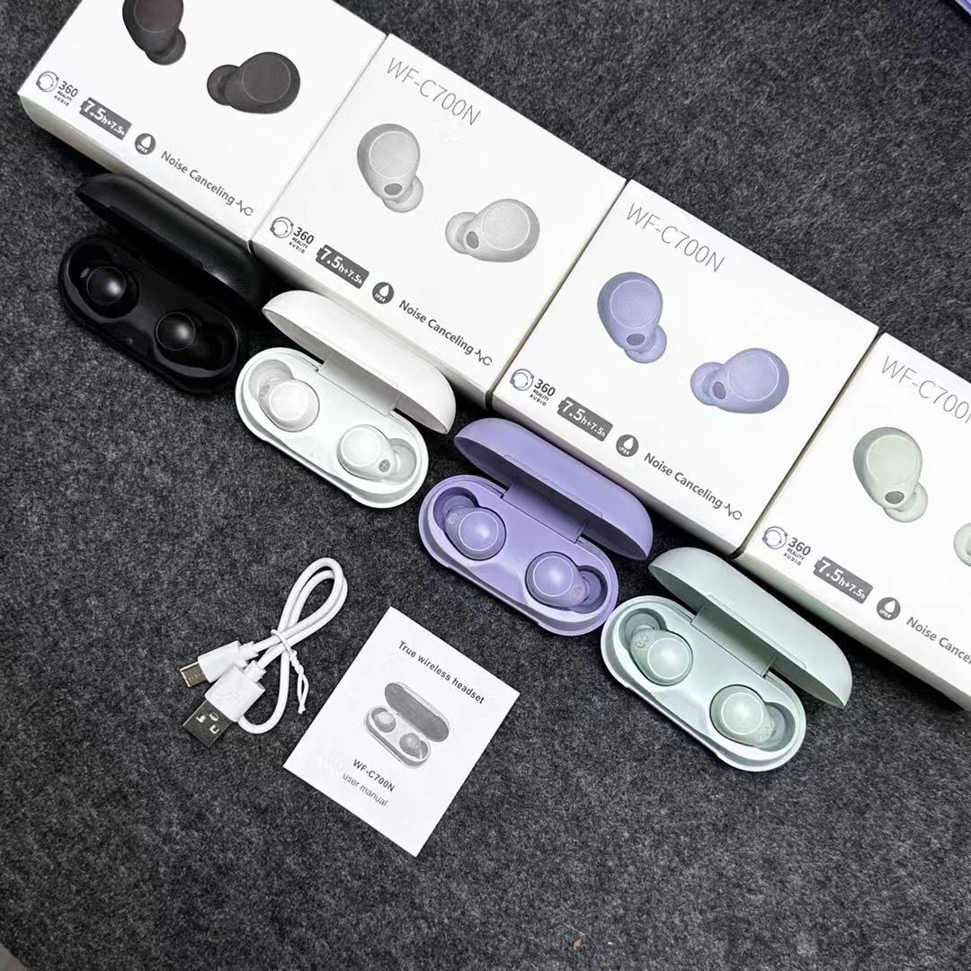 Nová, nejprodávanější bezdrátová sluchátka do uší WF-C700N s mikrofonem a stereo Bluetooth_voghion.com