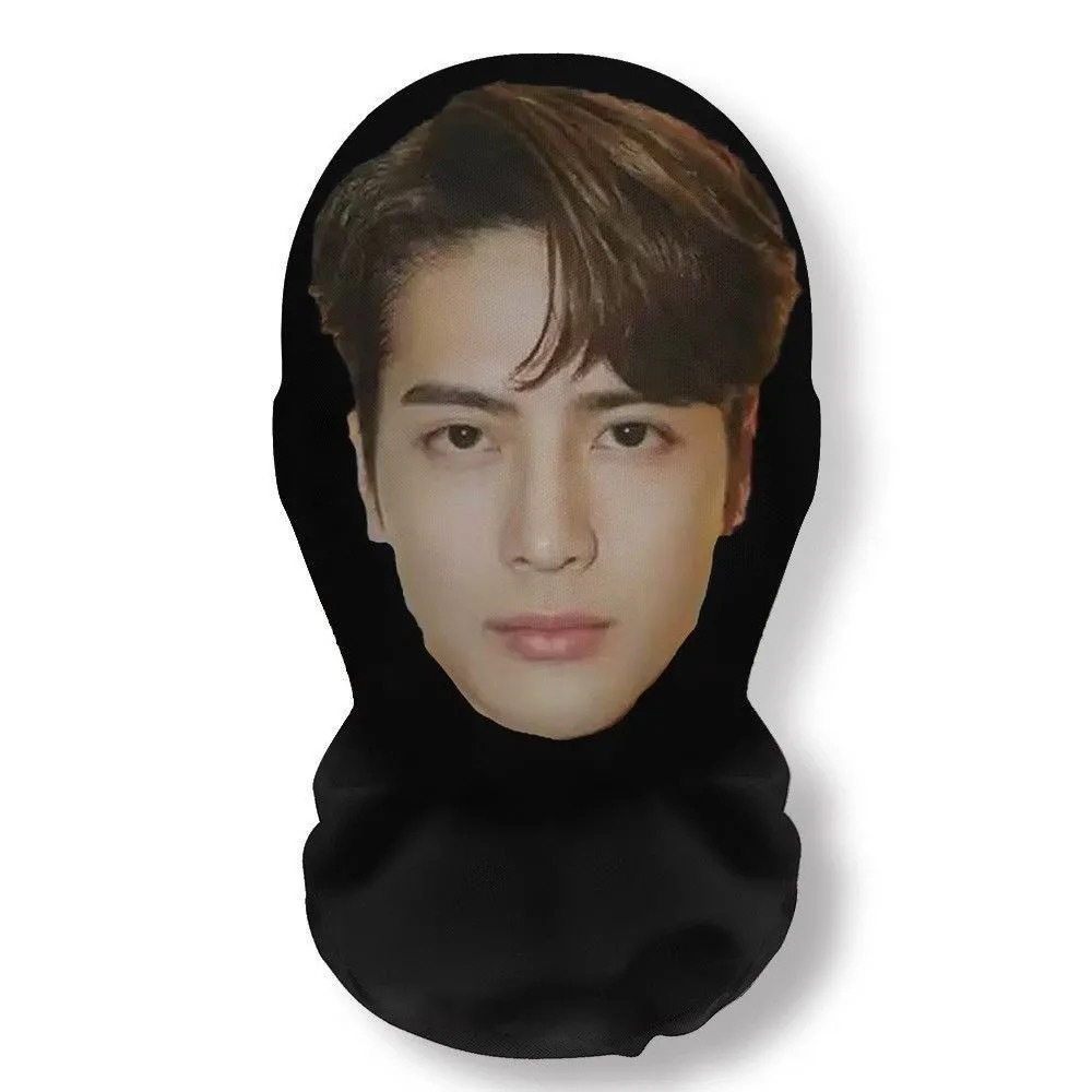 3D Funny Mask Human Face Simulation Funny Headgear Cosplay Male Celebrity 3D Headgear Human Face Spoof Mesh Mask