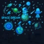 夜光太空荧光蓝光墙贴