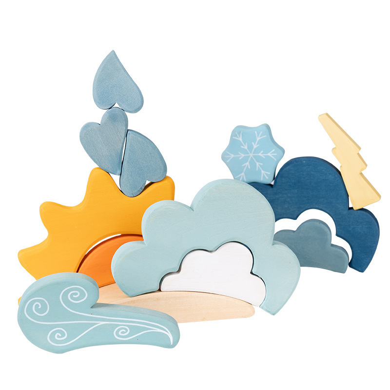 Bloques de construcción de arco iris grandes, superpuestos, superpuestos, cognición de alto color, rompecabezas de jardín de infantes, fabricantes de bloques de construcción de educación temprana al por mayor