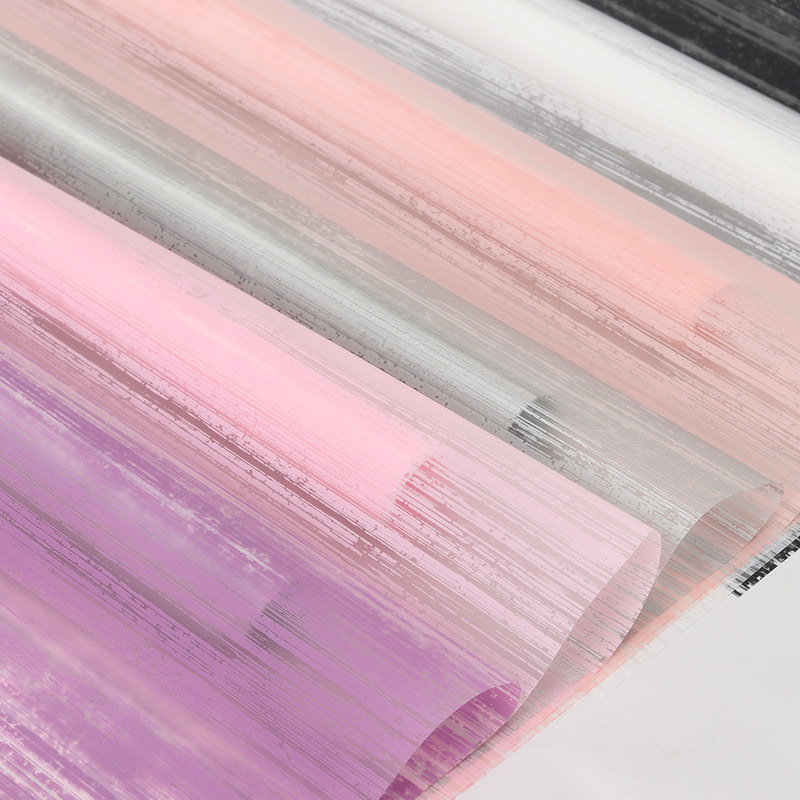 Papel de regalo de la flor de Liziran Día de San Valentín ramo floral papel de regalo amor seda mate papel de regalo de la flor