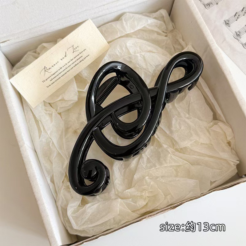 Glossy black notes
