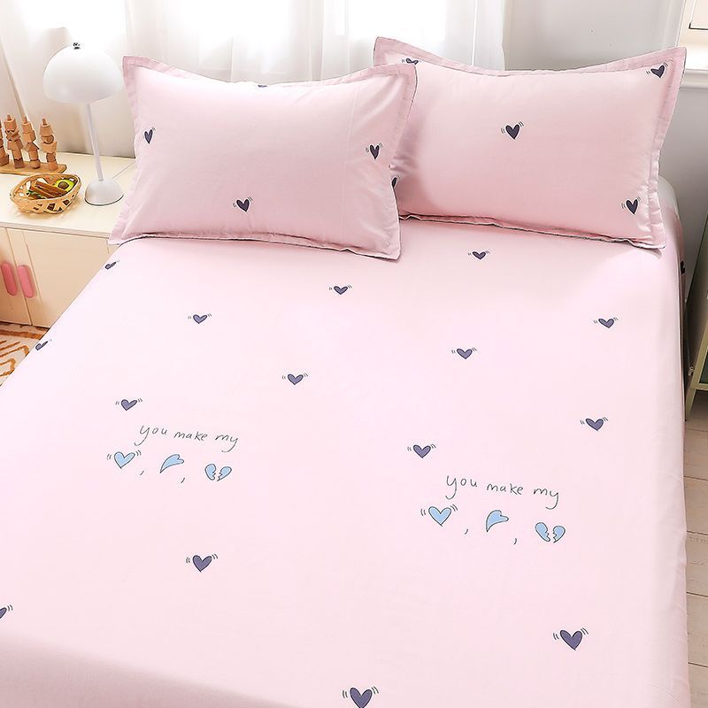 100% algodón puro dormitorio de estudiantes sábanas individuales 0,9 m dormitorio cama individual algodón hogar doble edredón lista