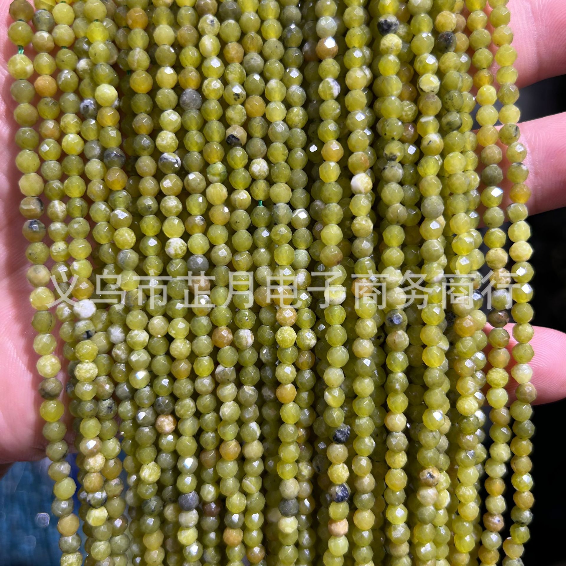 Pequeñas cuentas 2mm3mm4mm facetas todo tipo de ágata Cristal de piedra natural granos sueltos DIY joyería pulsera collar