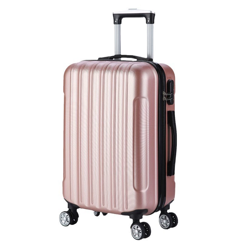 Universal suitcase on wheels, durable capacious box for traveling, 20 inch