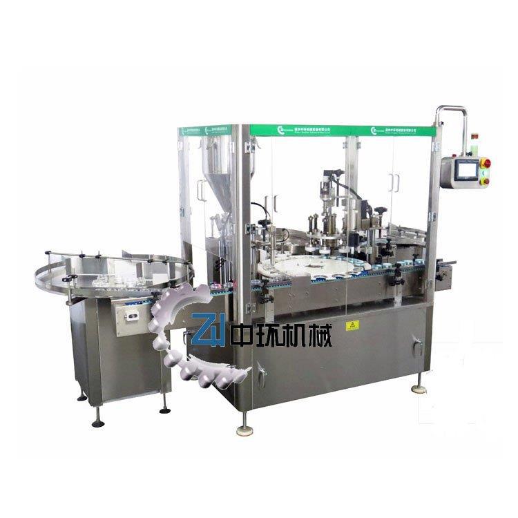 全自动净润乳灌装机 净润卸妆霜旋盖机 膏体生产线厂家头盔生产线
