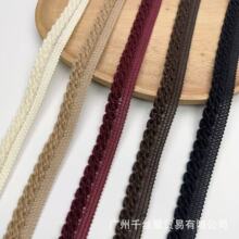 爆款秋冬小香风2厘米彩色毛线编织花边 DIY包边条服装衣边辅料