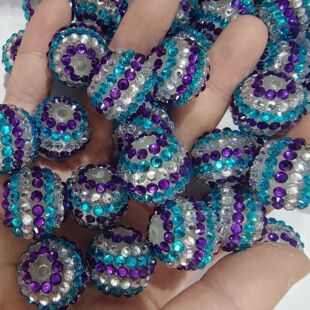 16MM-22MM��֬����� �����~�{���ϗl�y������� DIY Chunky Bead