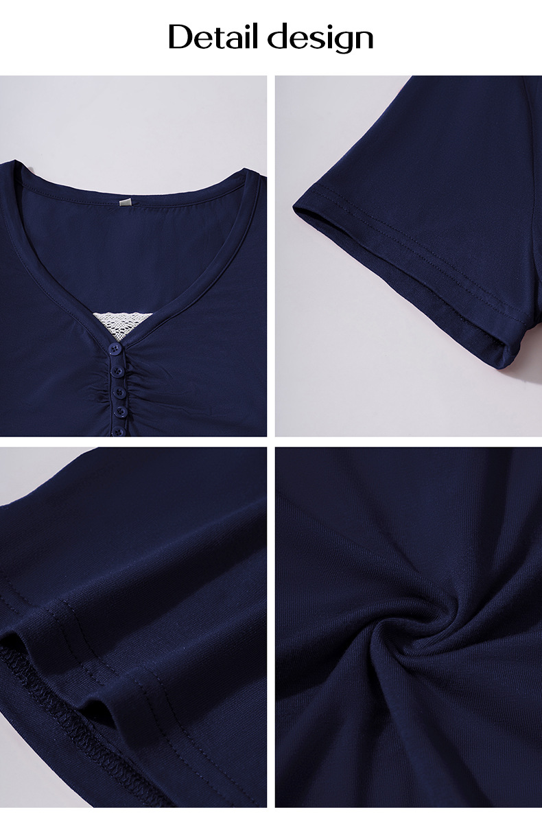 108g Weight Short Sleeve Sleeve Length Regular Sleeve Sleeve Type Viscose fiber Fabric Type Short Top Length T-shirt Tops Type Holiday, Daily Occasion V Neck Neckline Slim Fit Type Solid Color Pattern Summer Season Women's Gender Casual, Elegant, Simple Style Style Wholesale Women's Casual Elegant Simple Style Solid Color Short Sleeve T-Shirts 25