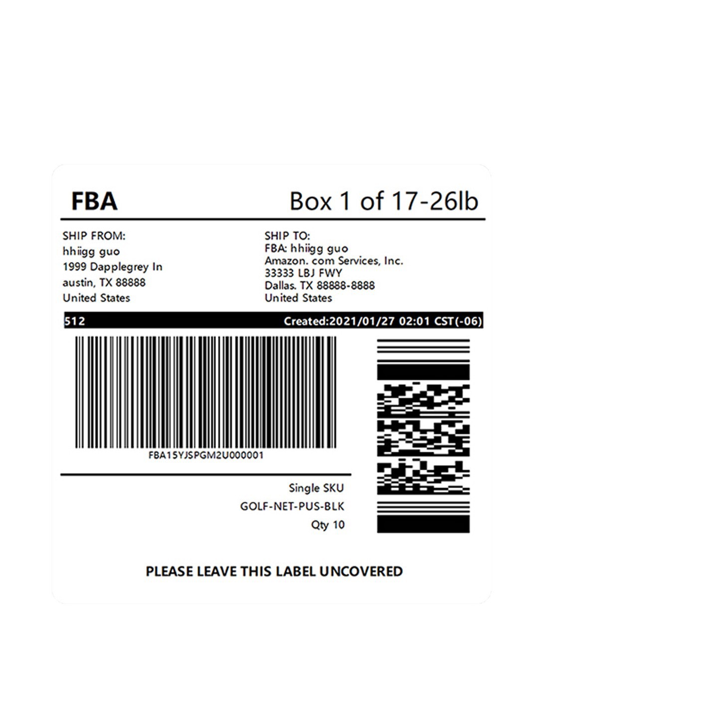 Papel térmico de alta adhesión e-mail 100 * 100 Amazon FBA papel de etiqueta postal expreso papel único tres