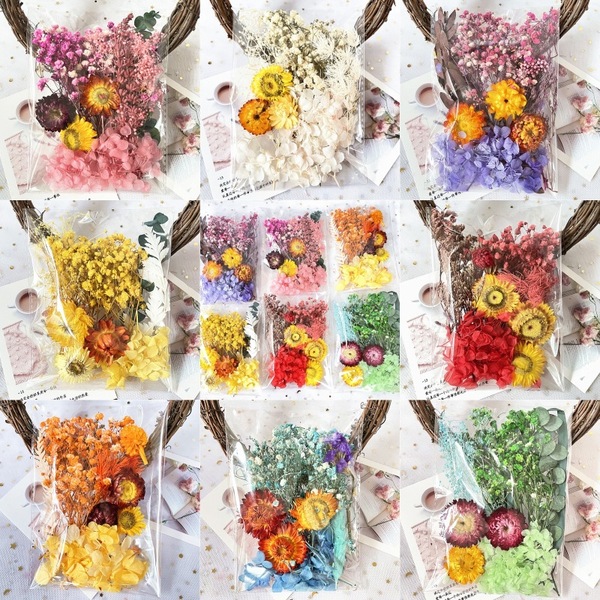 Dried flower material bags for immortal dried flower materials…