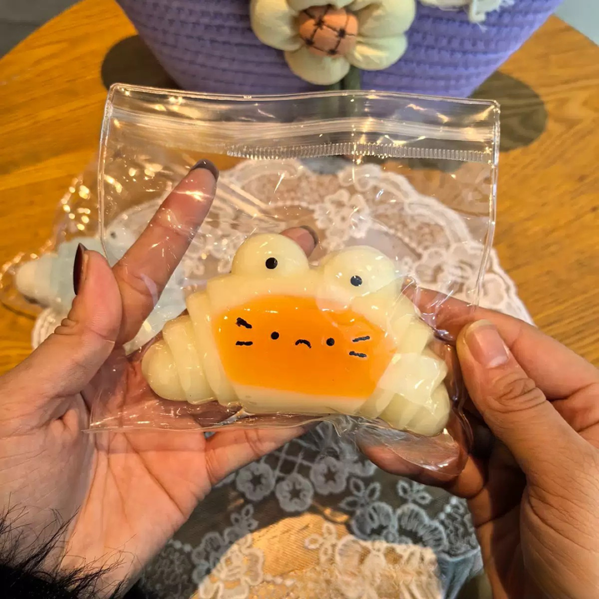 Gatito queso rebote lindo descompresión gato gato descompresión grueso juguete para estudiantes pequeño libro rojo mismo barro