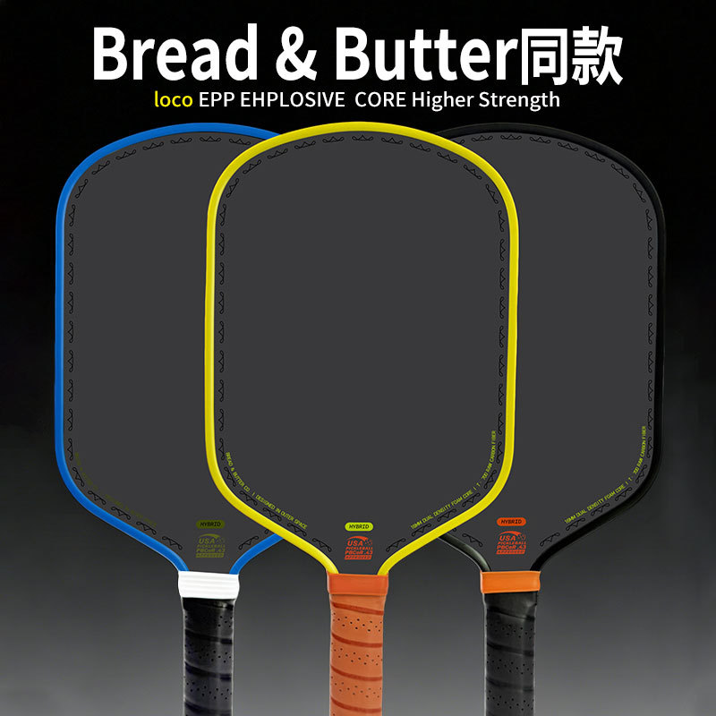 Bread & Butter Loco Pickleball Paddle T700 Carbon Fiber Dual-Density Foam Core Extended Version