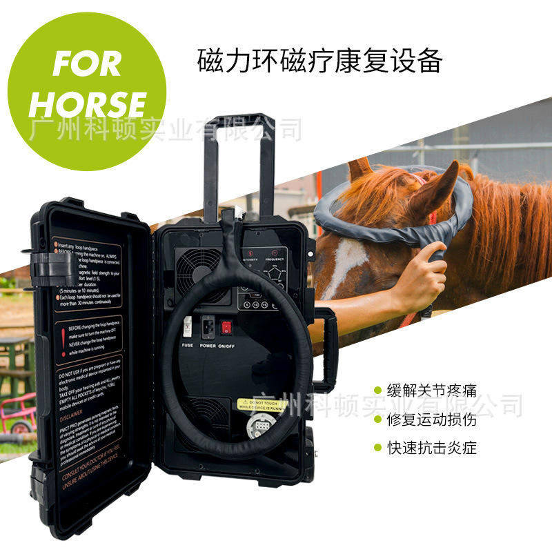 Portable Magnetic Ring Sports Rehabilitation Treatment Instrument to Relieve Joint Pain Pemf Veterinary Horse Magnetic Therapy Animal Physical Therapy Instrument