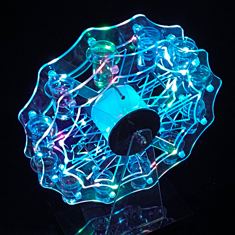 Directo de fábrica bar KTV espectáculo nocturno brillante noria bala portavasos champán vino extranjero acrílico portavasos envío gratis