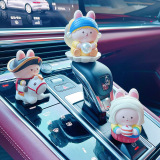 Оригинальные украшения из производных прорастающих кроликов, модные украшения для автомобилей, простые и легкие роскошные предметы интерьера, игрушки-подарки для мужчин и женщин для четырех девочек.