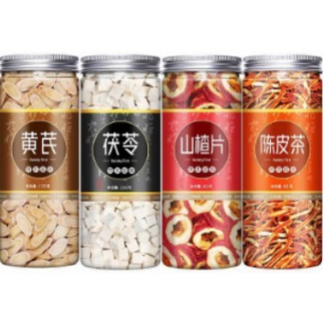 黄芪山楂茯苓陈皮组合茶材养生茶包大肚子干黄氏橘皮泡茶泡水|undefined
