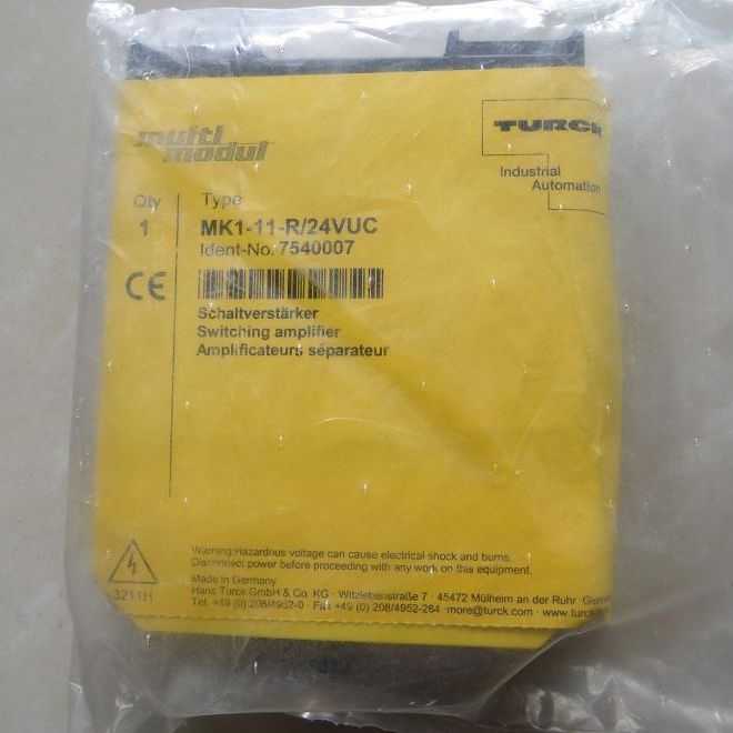 TURCK图尔克MK1-11-R/24VUC MK91-121-R/24VDC MK91-12-R/24VDC等