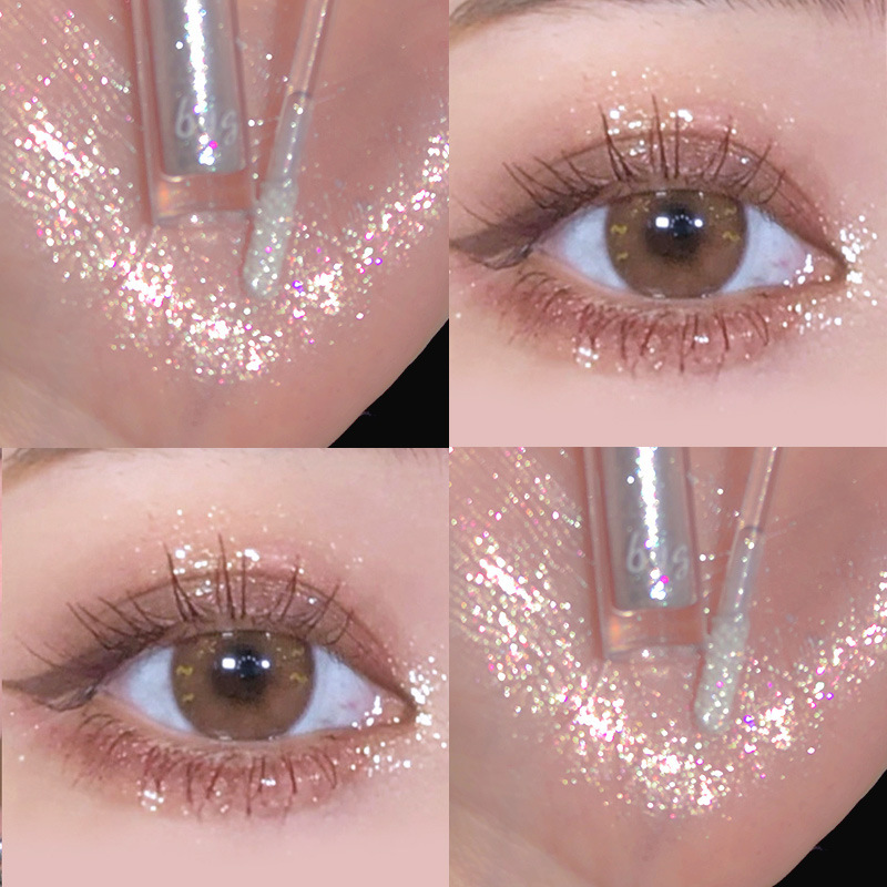 Bvg High-Gloss Liquid Multi-Color Eye Shadow Fine Shimmering Silkworm Shiny Crushed Diamond Sequins One Drop of Tears Cowherd Eye Shadow Bvg High-Gloss Liquid Multi-Color Eye Shadow Fine Shimmering Silkworm Shiny Crushed Diamond Sequins One Drop of Tears Cowherd Eye Shadow