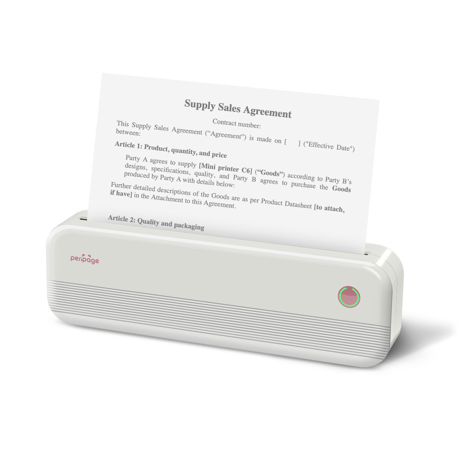 Handheld small printer, poster, (Cross-border trading), 4, bluetooth