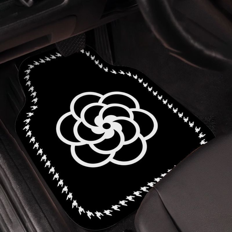 Temu Simple Cross-Border Diatom Mud Car Floor Mats, Water-Absorbent and Non-Slip Universal Four-Piece Set of Floor Mats in the Car Can Be Shipped on Behalf of Others