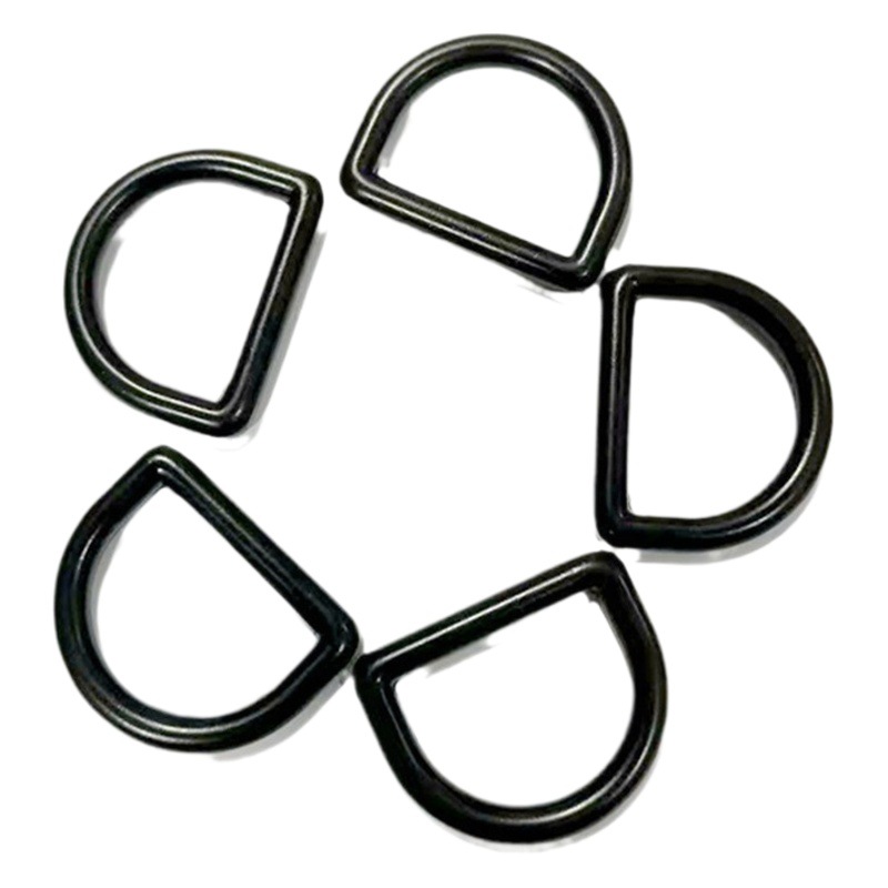 Cross-border supply in stock luggage hardware accessories D-shaped buckle semicircle manufacturers supply zinc alloy one-inch 25mmd buckle