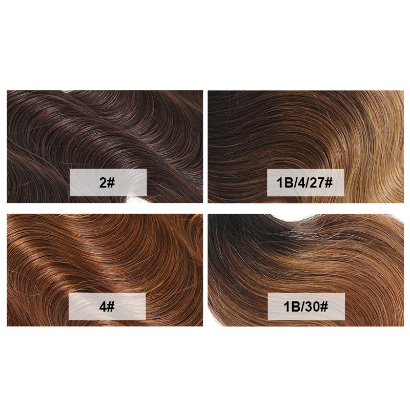 Echthaar-Extensions mit Farbverlauf (Ombré) und natürlichen Wellen_voghion.com