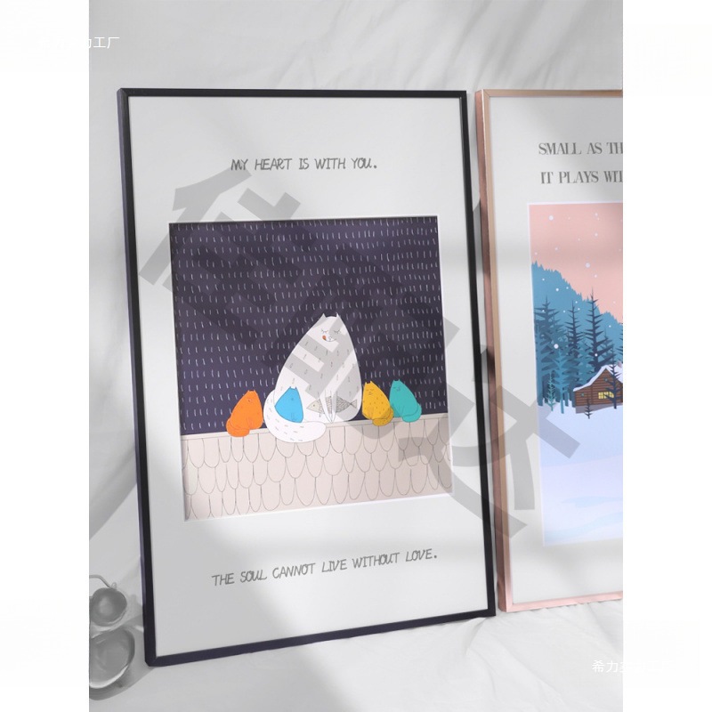 铝合金相框挂墙画框空框海报框裱框展示拼图框装裱框架