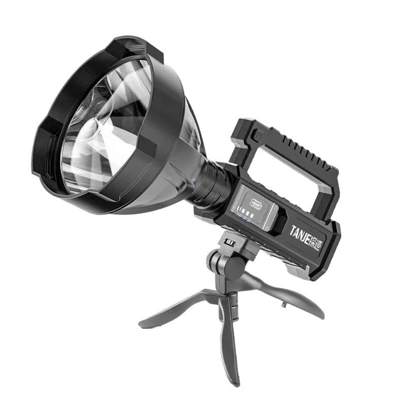 Transfronterizo nuevo P70 reflector al aire libre fuerte luz multifuncional LED de largo alcance impermeable recargable portátil lámpara linterna