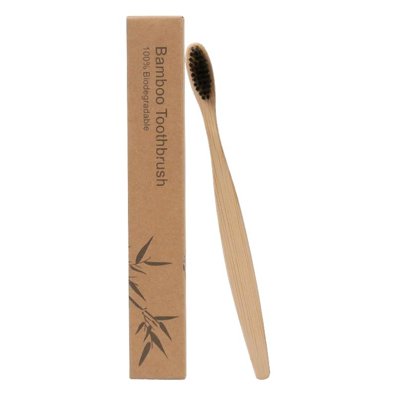 Трансграничное путешествие B & B Отель неодноразовая зубная щетка бамбуковый уголь бамбуковое волокно мягкие волосы для взрослых бамбуковая зубная щетка на заказ