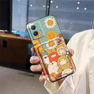 适用VIVO手机壳放照片软壳数码硅胶卡通卡套卡包全包边搞怪涂鸦