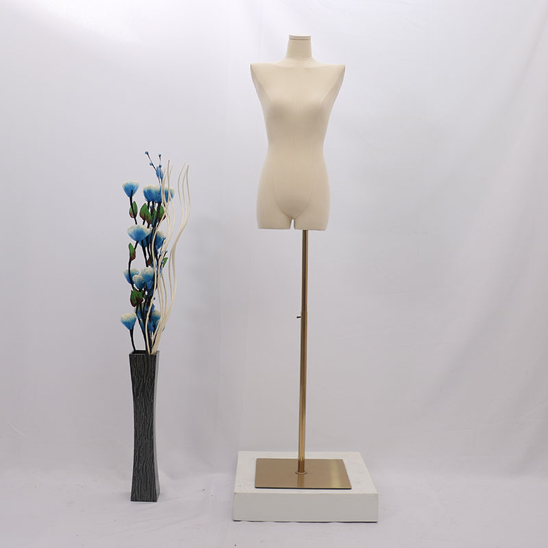 Hombro plano modelo femenino venta al por mayor tienda de Ropa Accesorios modelo de ropa de mujer estante maniquí soporte de exhibición modelo de media longitud