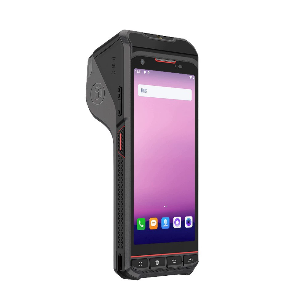 Android портативный сканер кодов сканировать код печатать PDA автоматический чек для печати маленького билета мобильный заказ серебро для предоставления SDK разработки