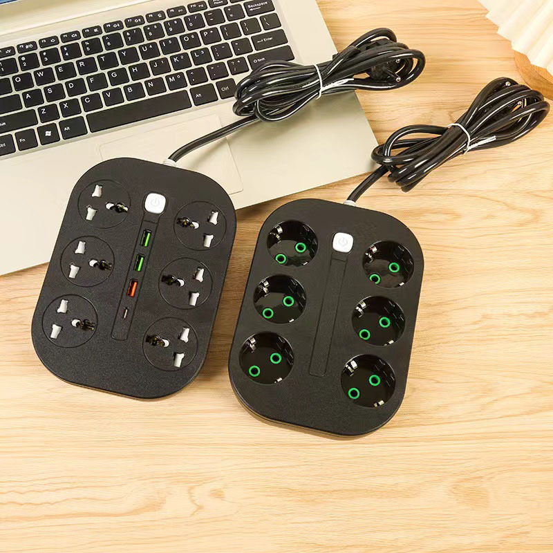 外贸直供排插 美规 英标欧式 家用系列 多孔多位 带线桌面插座